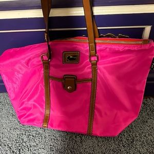 Pink tote bag